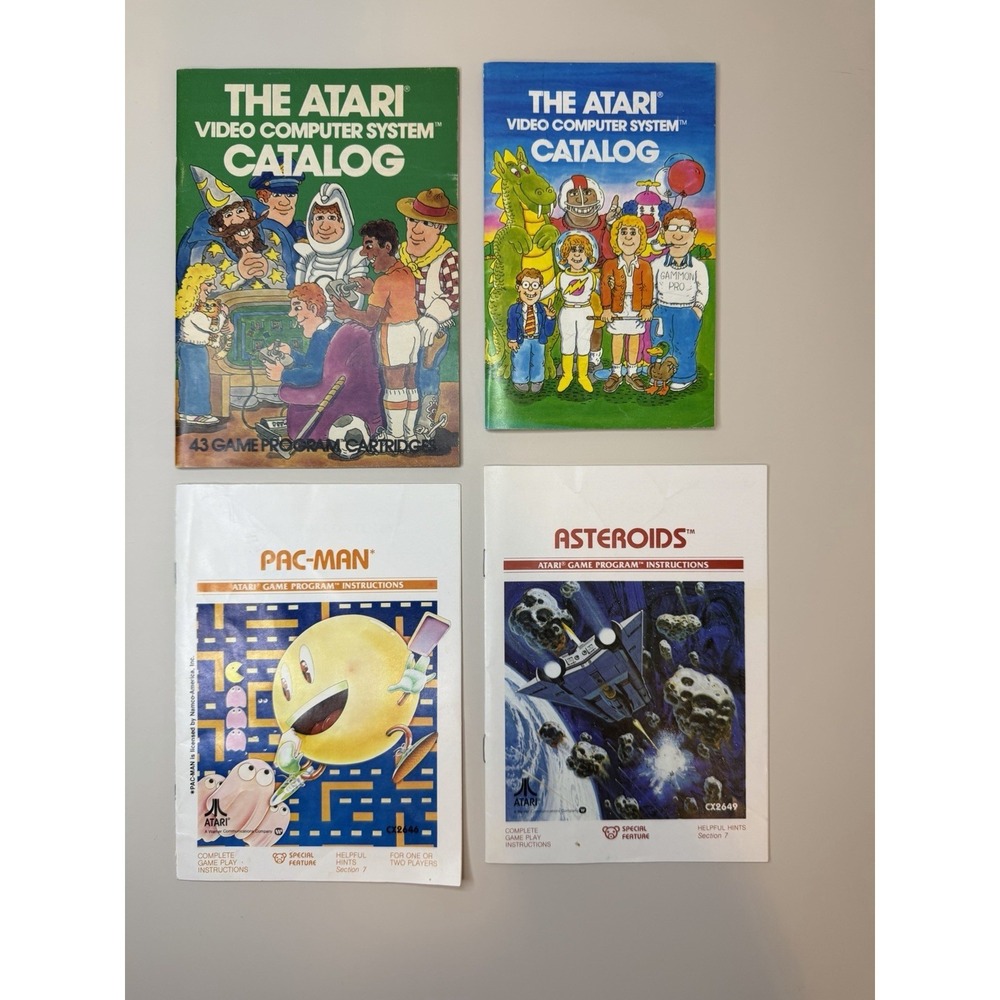 The Atari Video Game Cartridge Catalogs And Video Game Specific Programs